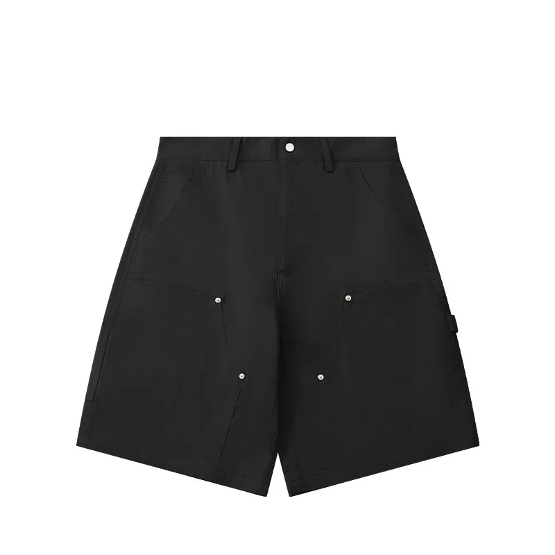 Premium Solid Color Wide Leg Shorts