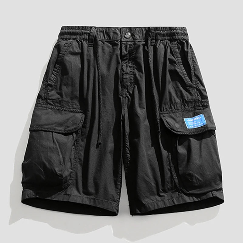 Vintage Classic Cotton Cargo Bermuda Shorts