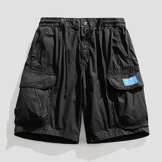 Vintage Classic Cotton Cargo Bermuda Shorts