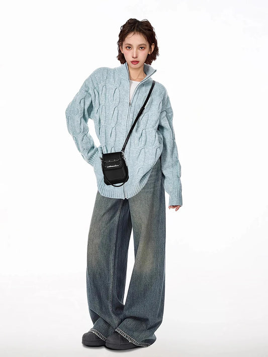 Cozy Knit Sweater Coat Women's Sweater