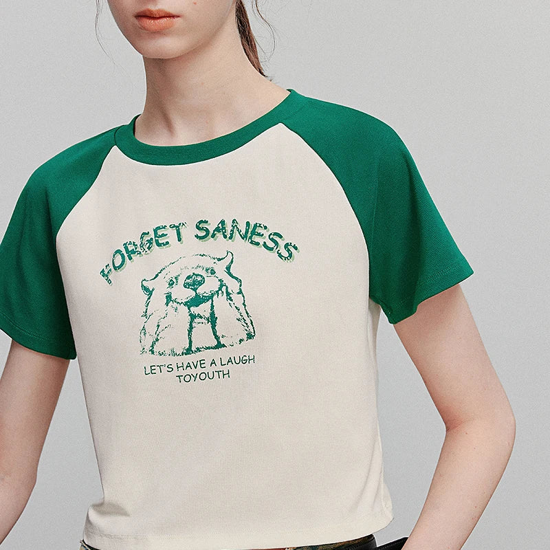 Stylish Short-Sleeved Summer Women's T-Shirt
