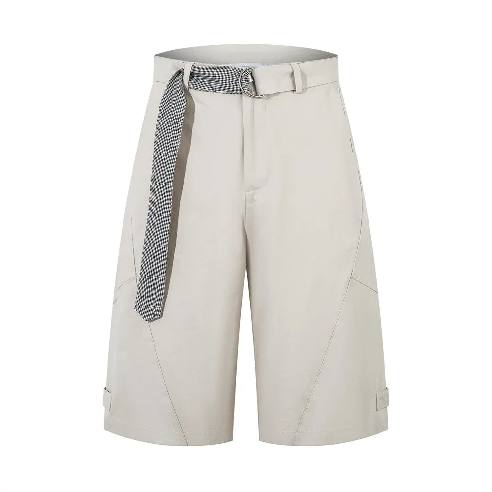 Retro Loose Wide Leg Cargo Shorts