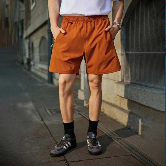 High Waisted Lightweight Elastic Sports Shorts