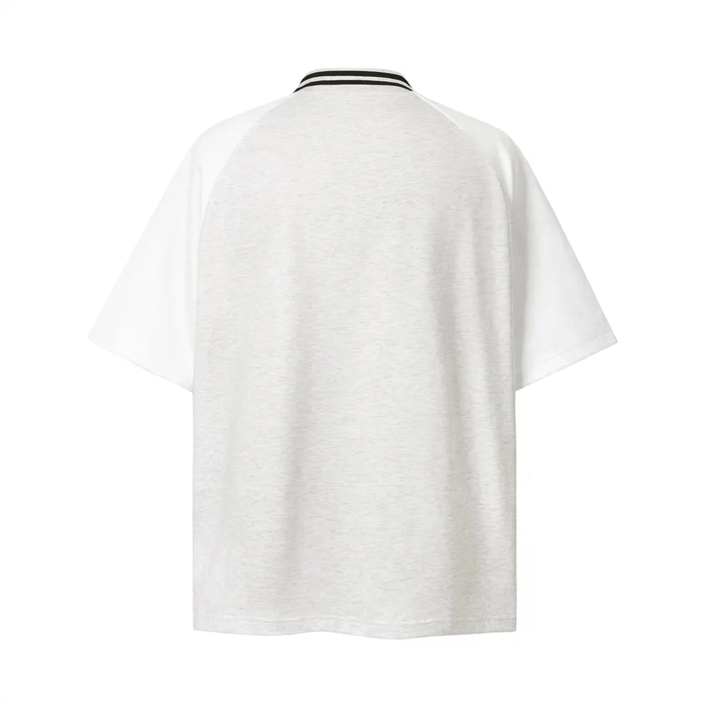 Patchwork Print Short Sleeve T-Shirt