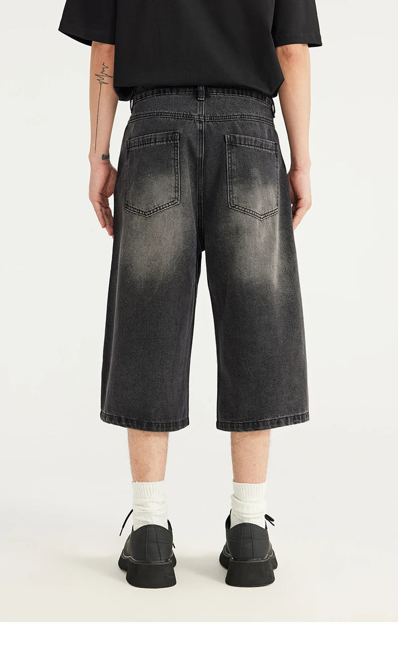 Trendy Inflation Washed Hip Hop Shorts