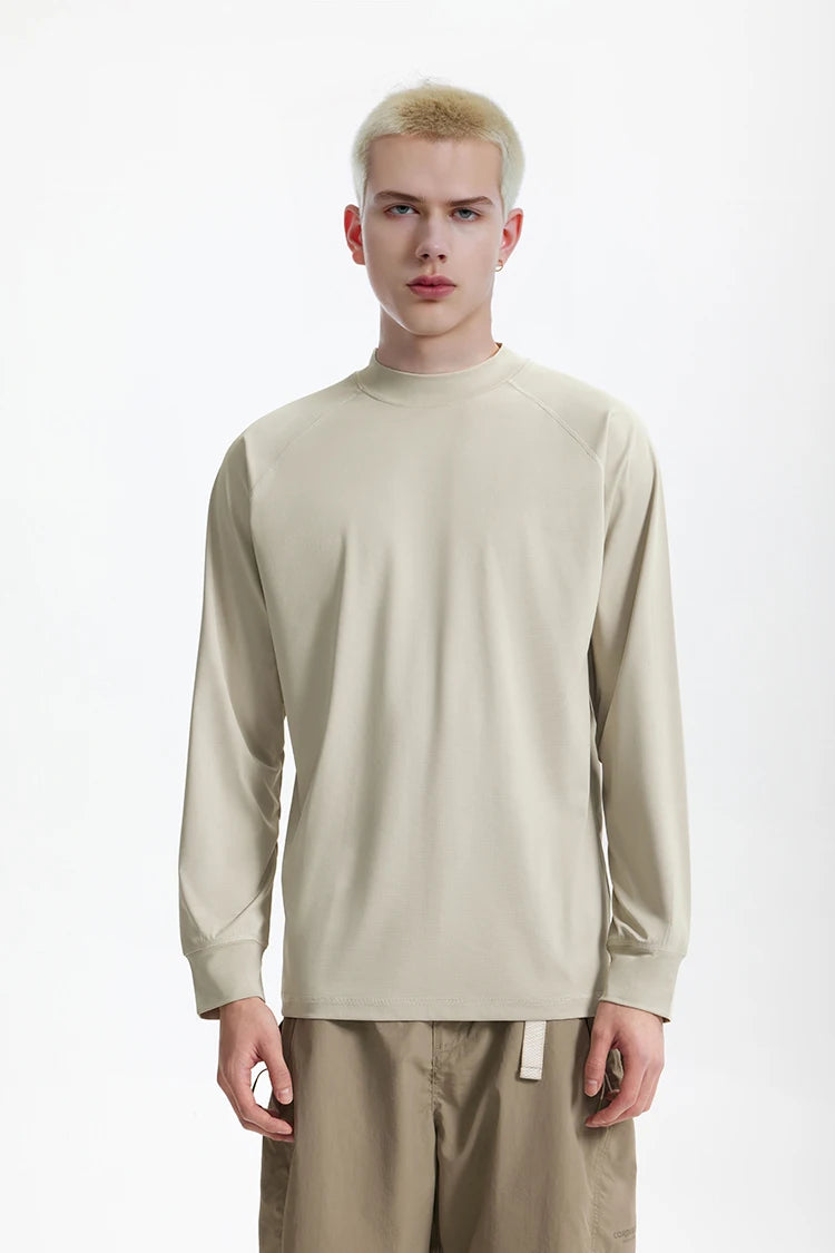 High Neck Cooling Sun Protection T-Shirt