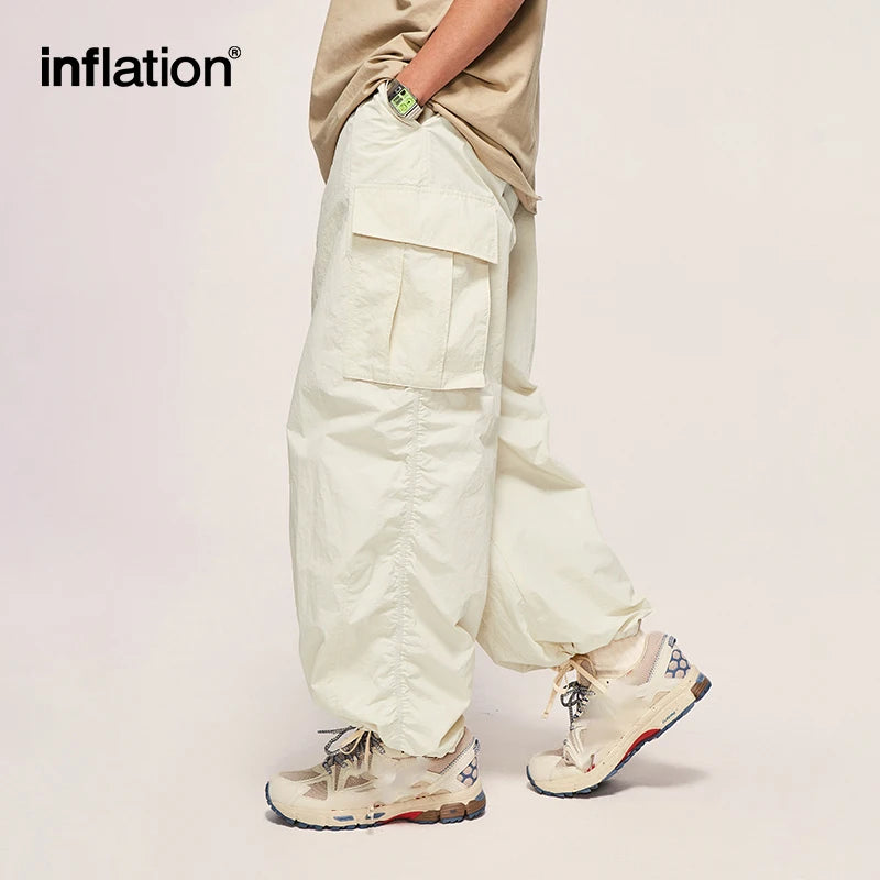 Loose Fit Wide Leg Cargo Pants