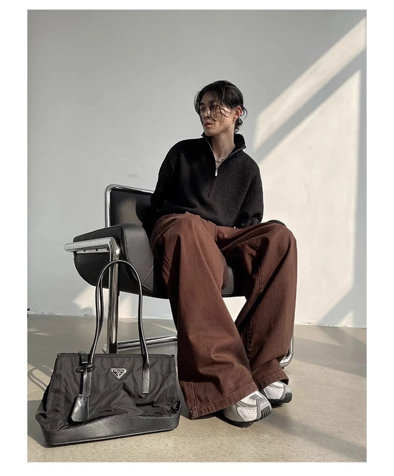 Flowy Wide Leg Pants Autumn