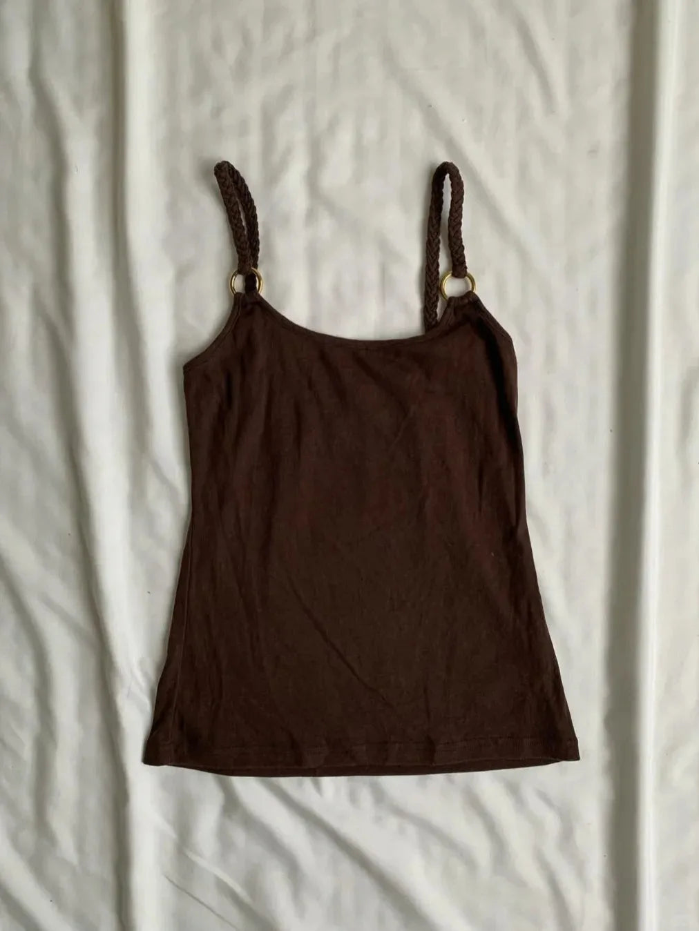 Vintage Sling Letter Print Crop T-Shirt
