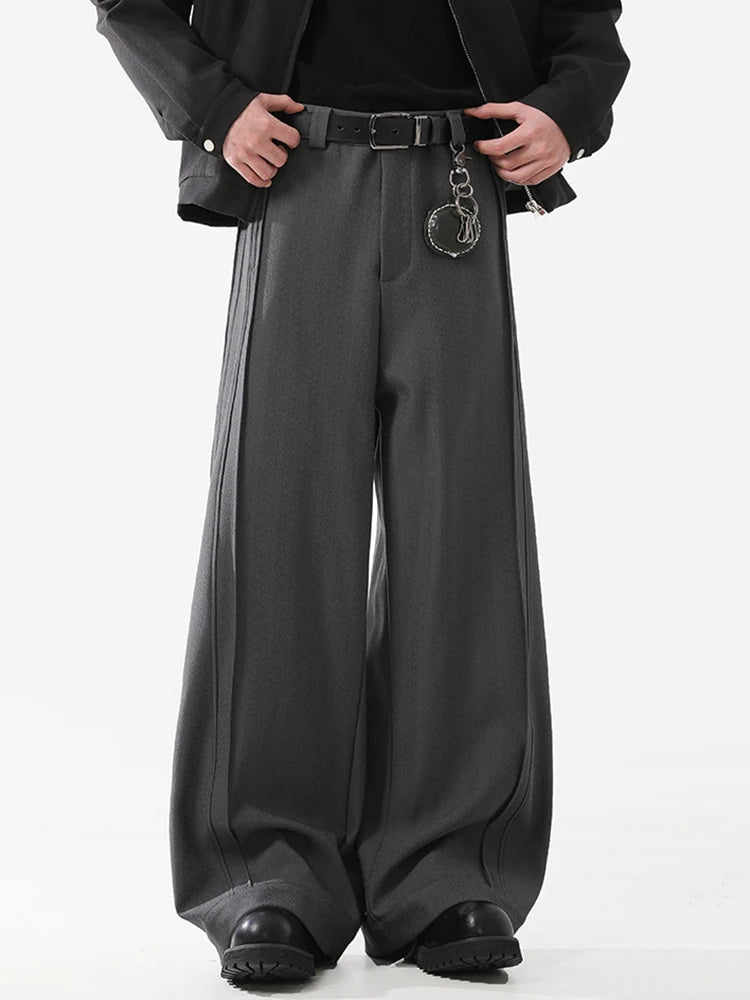 Stylish Pleated Wide Leg Pants