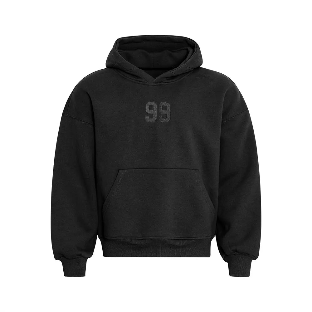 Embroidered Front Pocket Hoodies