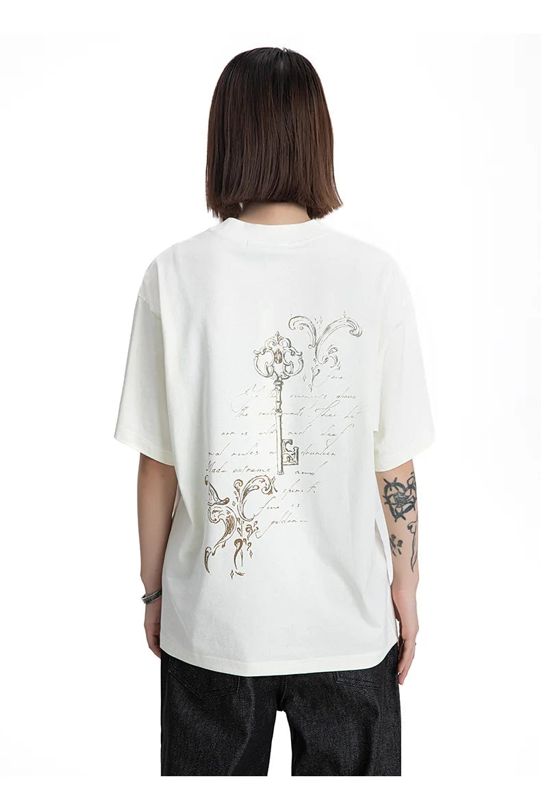 Extreme Vintage Letter Print Casual T-Shirt