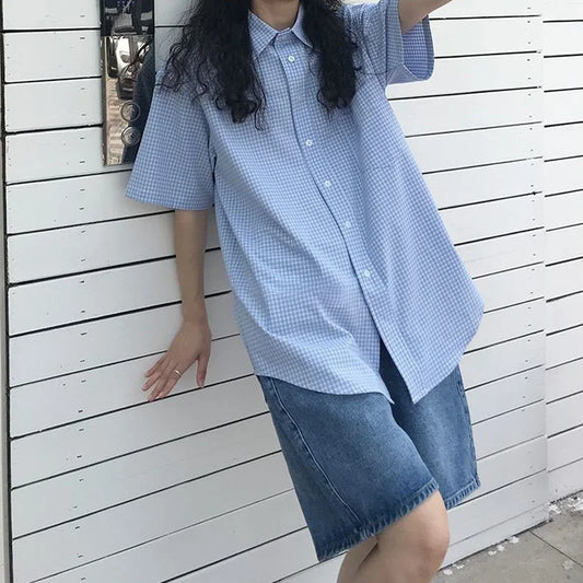 Retro High Waist Zipper Denim Shorts