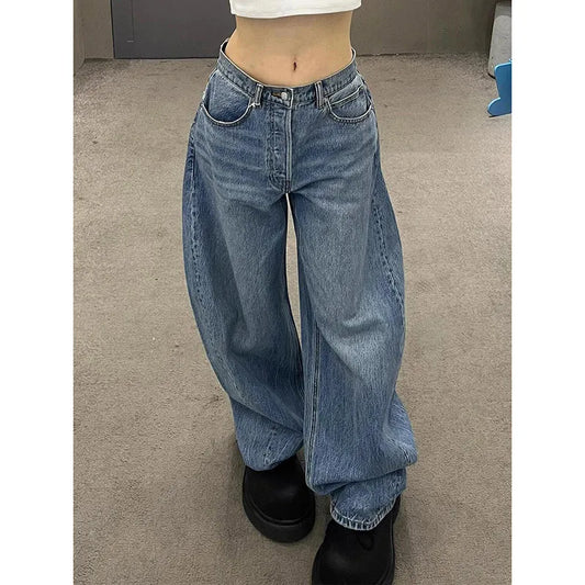 Vintage High Waist Loose Fit Jeans