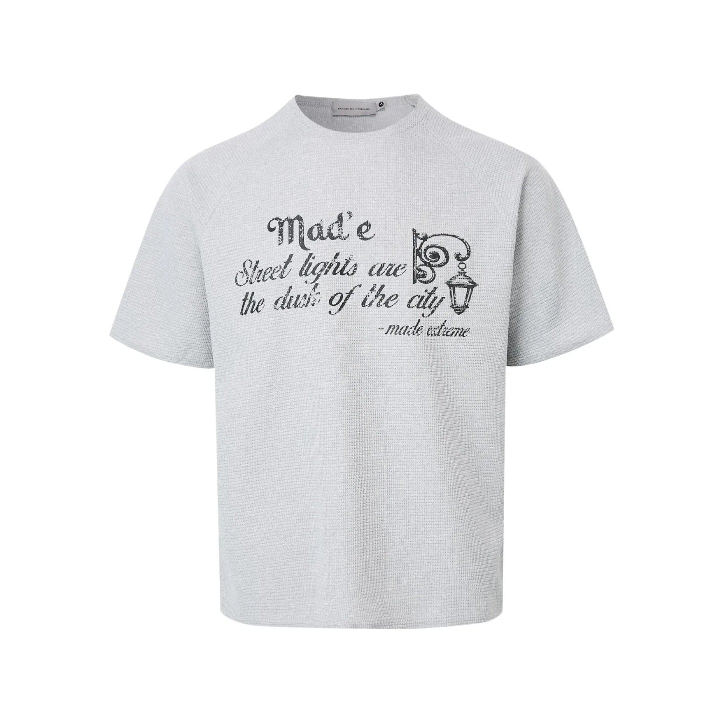 Extreme Vintage Letter Print Crew T-Shirt