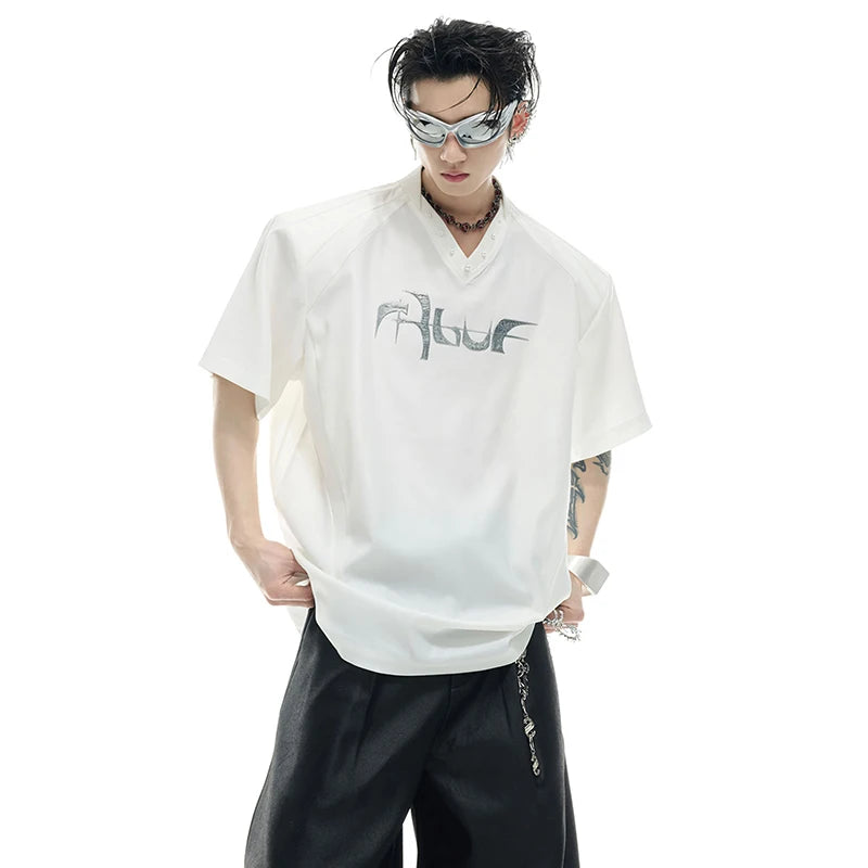 High Quality Original V-Neck Short T-Shirt