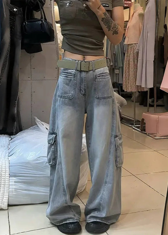 Vintage High Waisted Wide Leg Jeans
