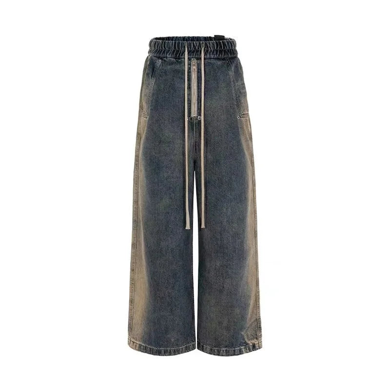 Retro Vintage High Waist Wide Jeans