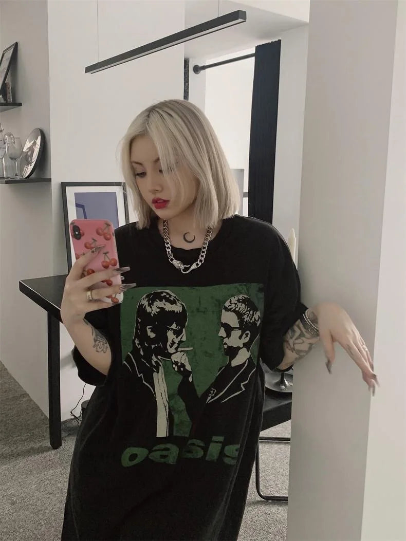 Washed Vintage Rock Band T-Shirt