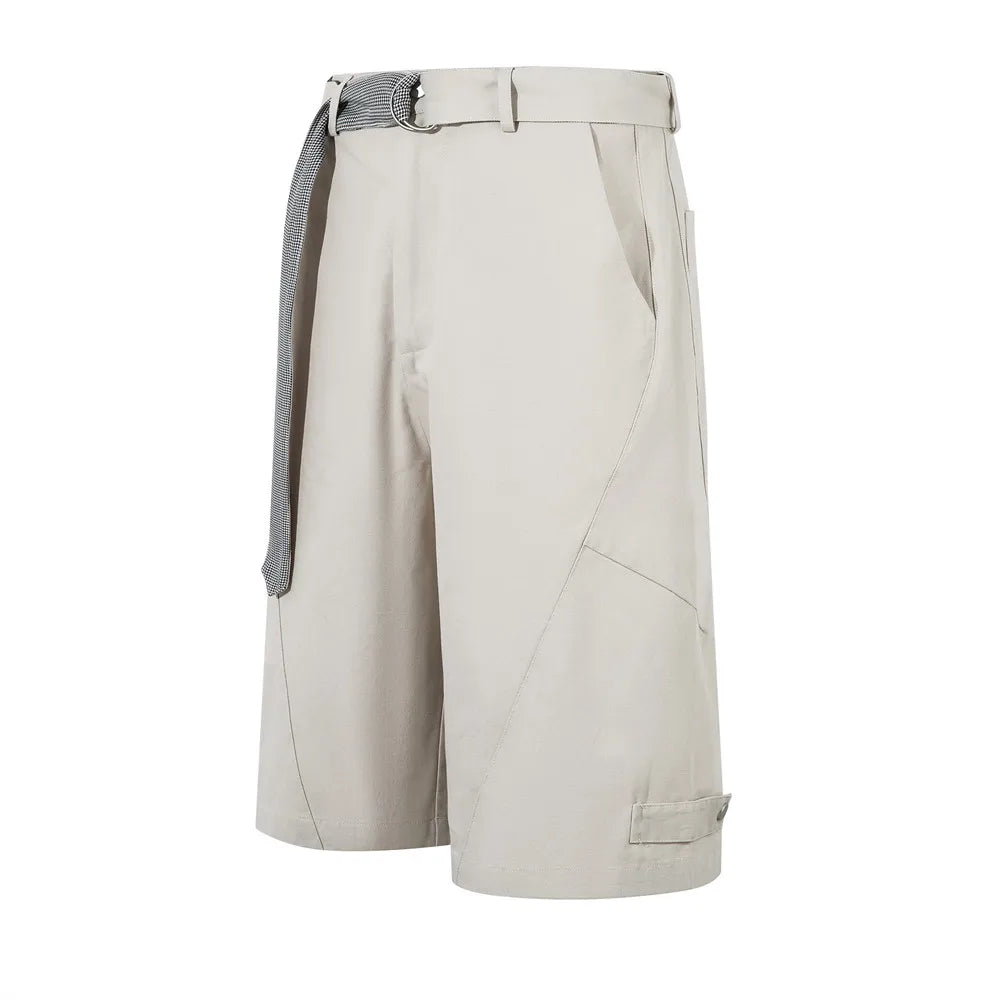 Retro Loose Wide Leg Cargo Shorts