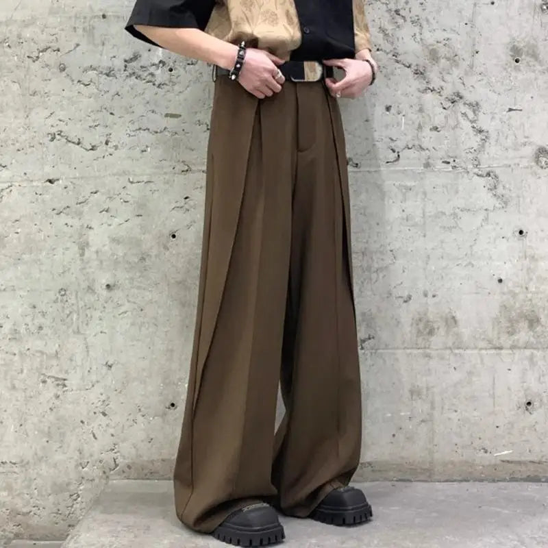 Solid Color Loose Korean Style Pants