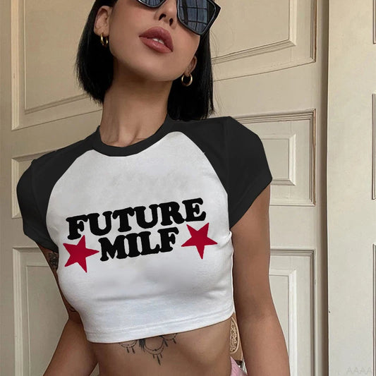 Sultry Future Star Sexy Crop T-Shirt