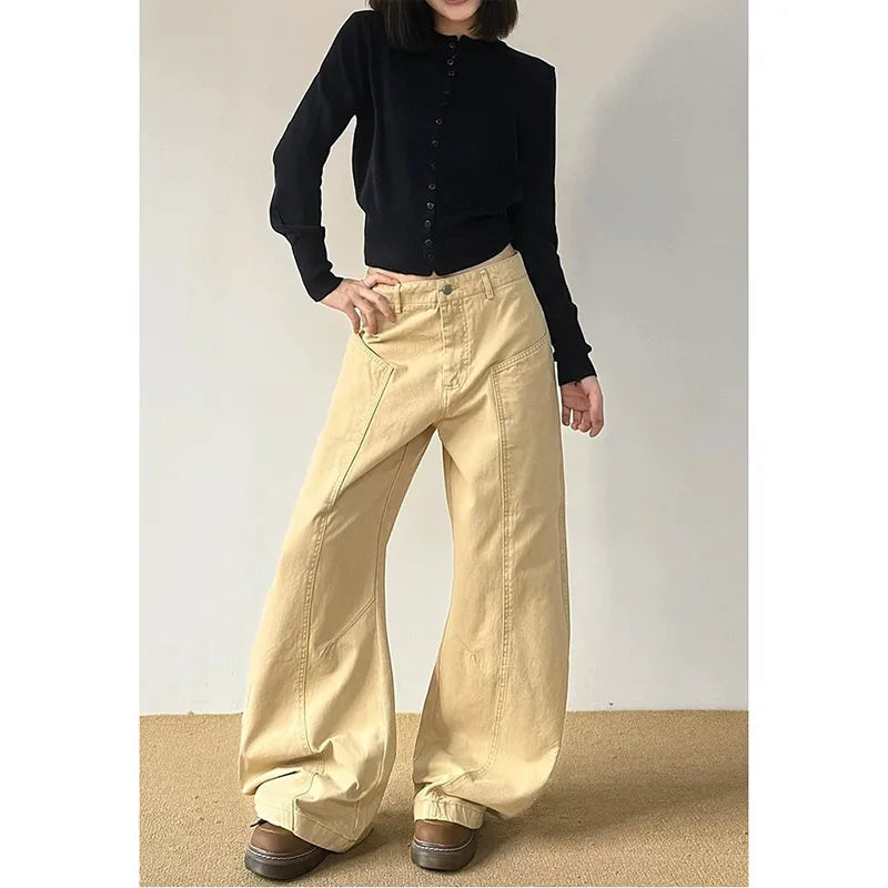 Classic High Waist Wide Leg Jeans