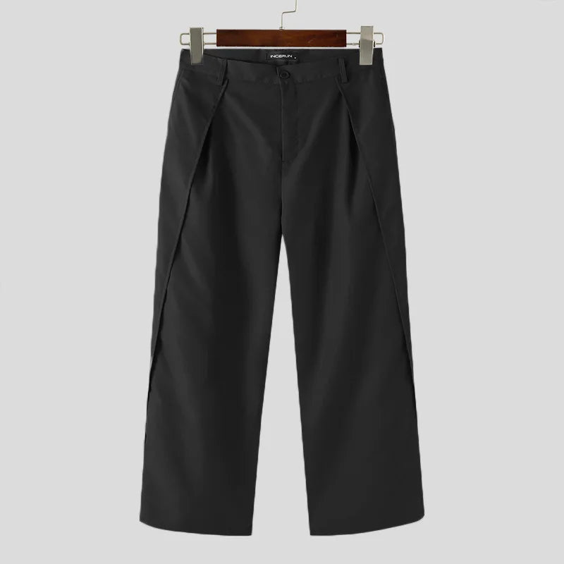 Solid Color Loose Korean Style Pants