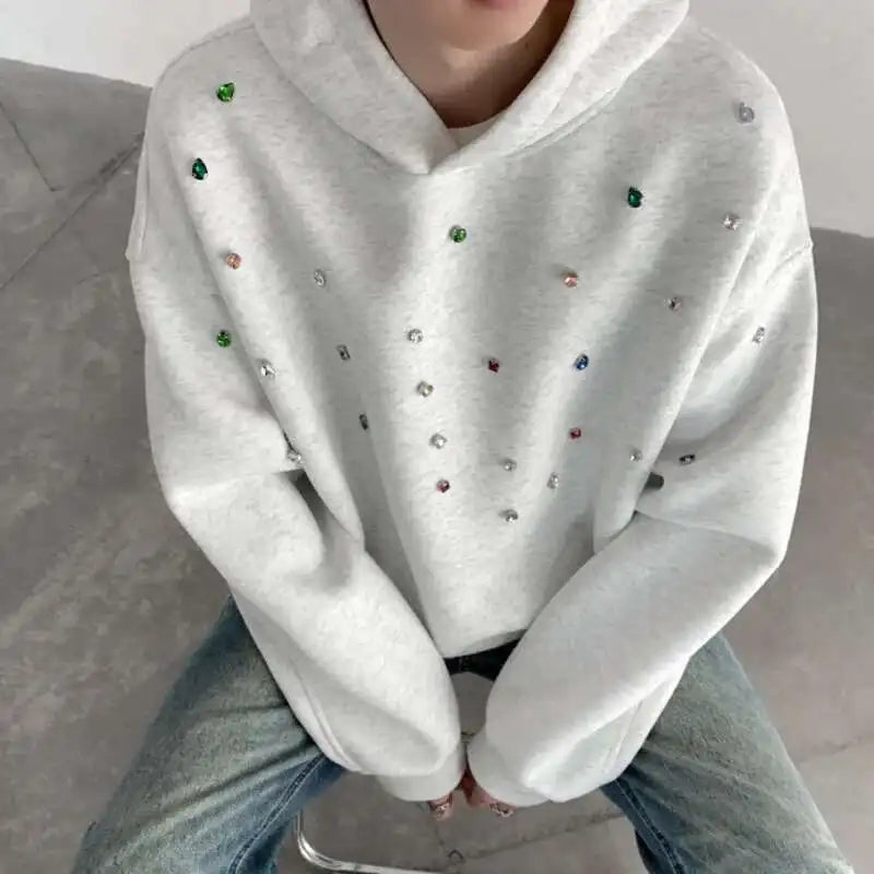 Diamond Sweatshirt American Style Shirt