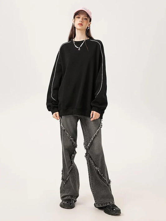 Autumn Round Neck Loose Sweaters