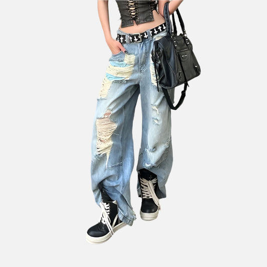 Vintage High Waist Blue Jeans
