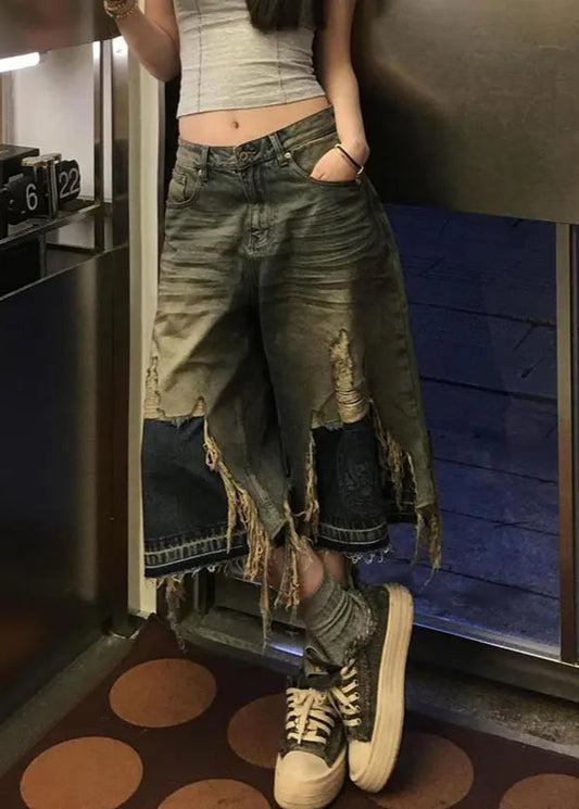 Vintage American Denim Workwear Shorts