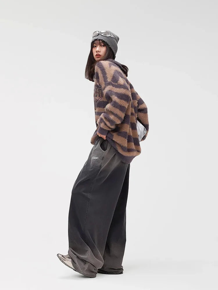Oversize Gradient Denim Hip Hop Pants