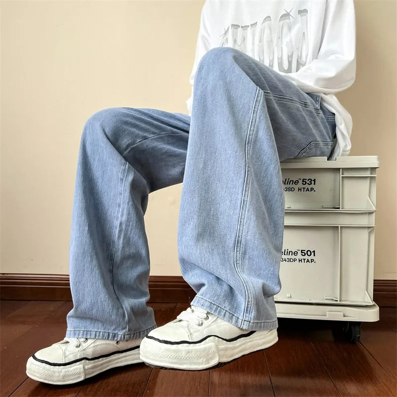 Baggy Korean Street Man Jeans