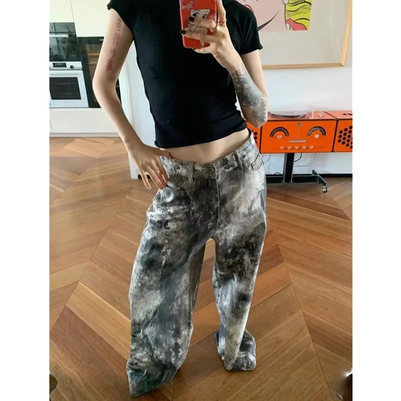 Vintage Wide Leg Mom Jeans