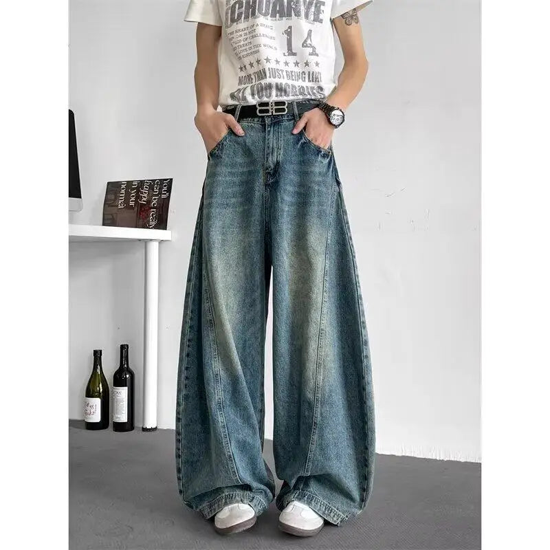 Baggy Wide Leg Hip Hop Jeans