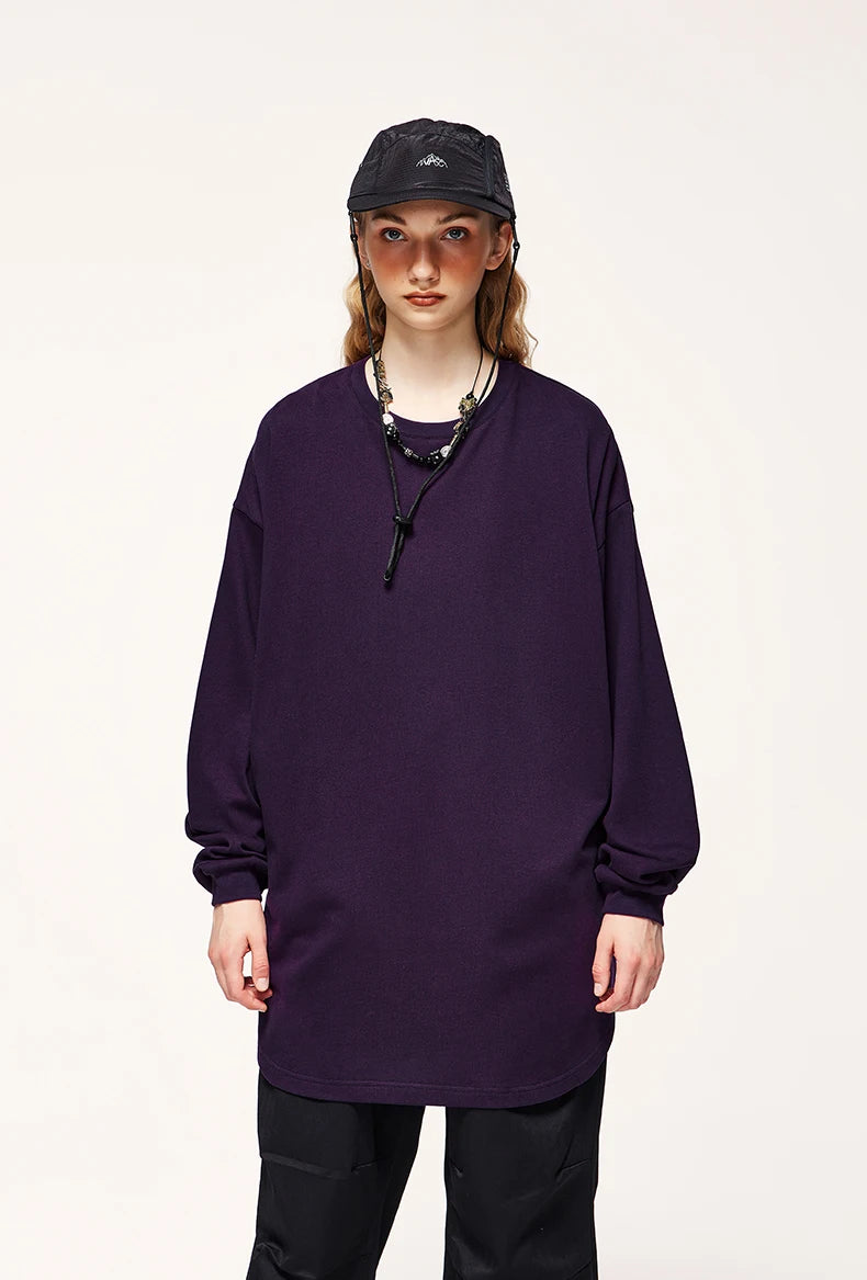 Oversized Basic Long Sleeve T-Shirt