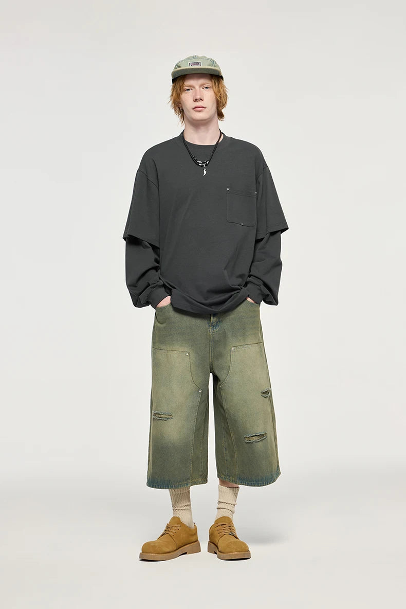 Minimalist Oversized Long Sleeve T-Shirt