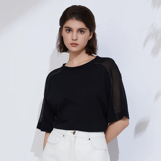Luxury Summer Short Sleeve Cotton T-Shirt