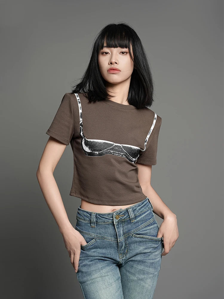 Vintage American Short Sleeve Womens T-Shirt