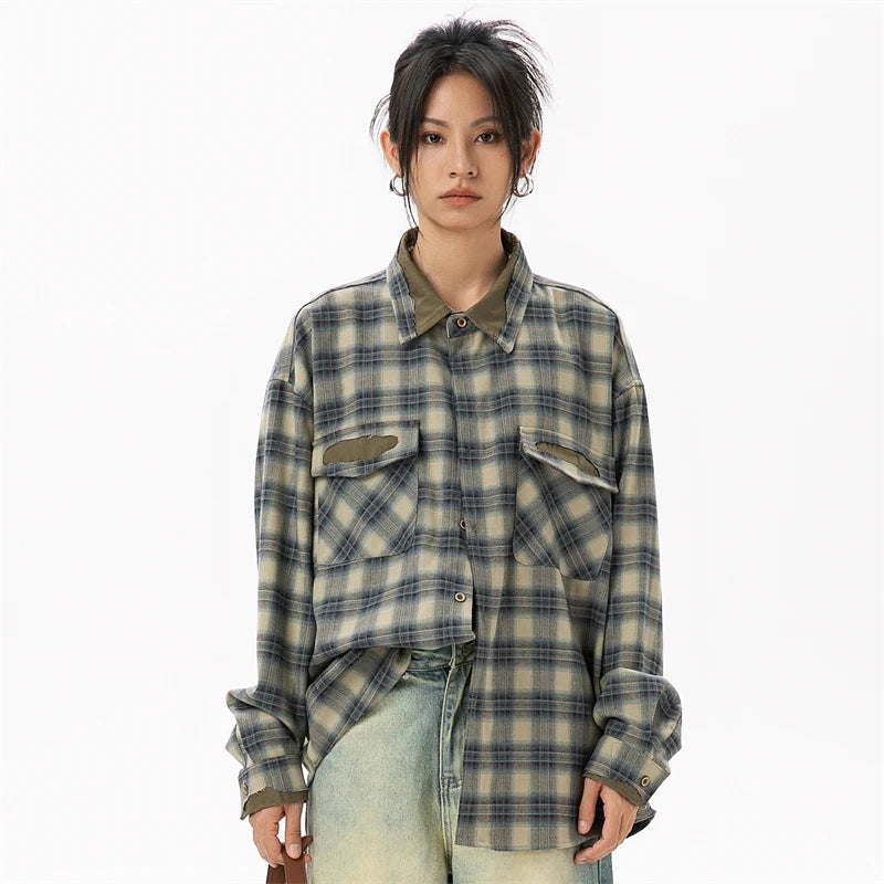 Trendy Checked Casual Women Shirt