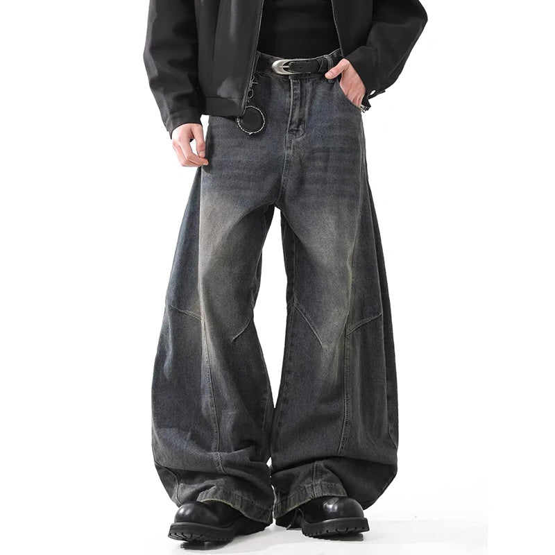 Vintage Oversize Wide Leg Denim Jeans