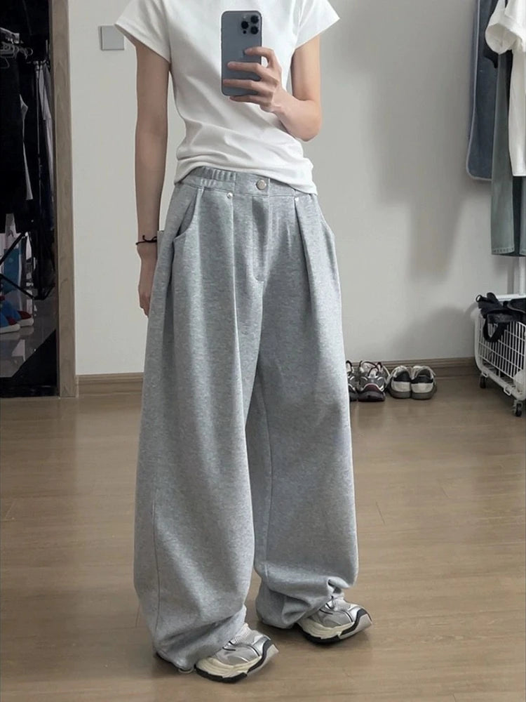 Cozy Loose Fit Vintage Sweatpants