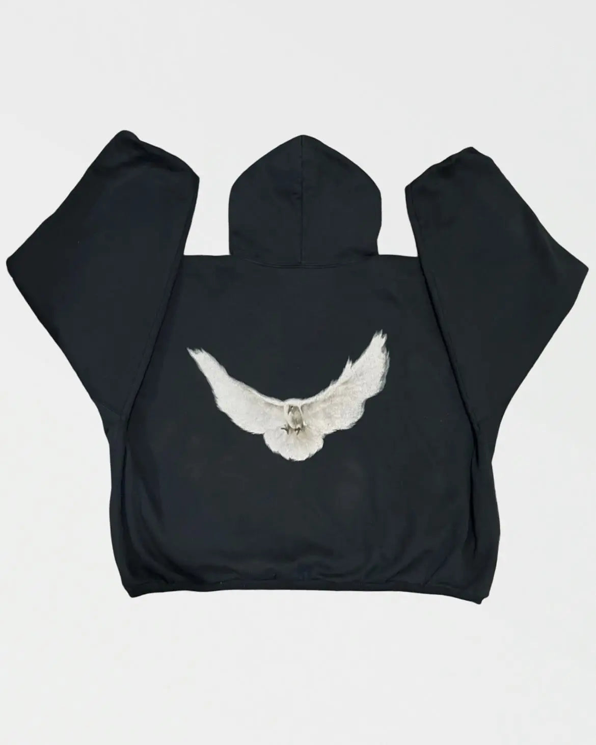 Oversized Retro Pigeon Graphic Print Shirt