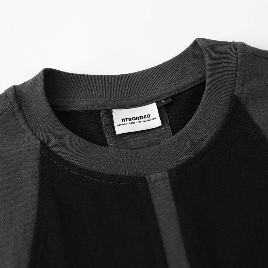 Vintage Patchwork Hip Hop Loose T-Shirt