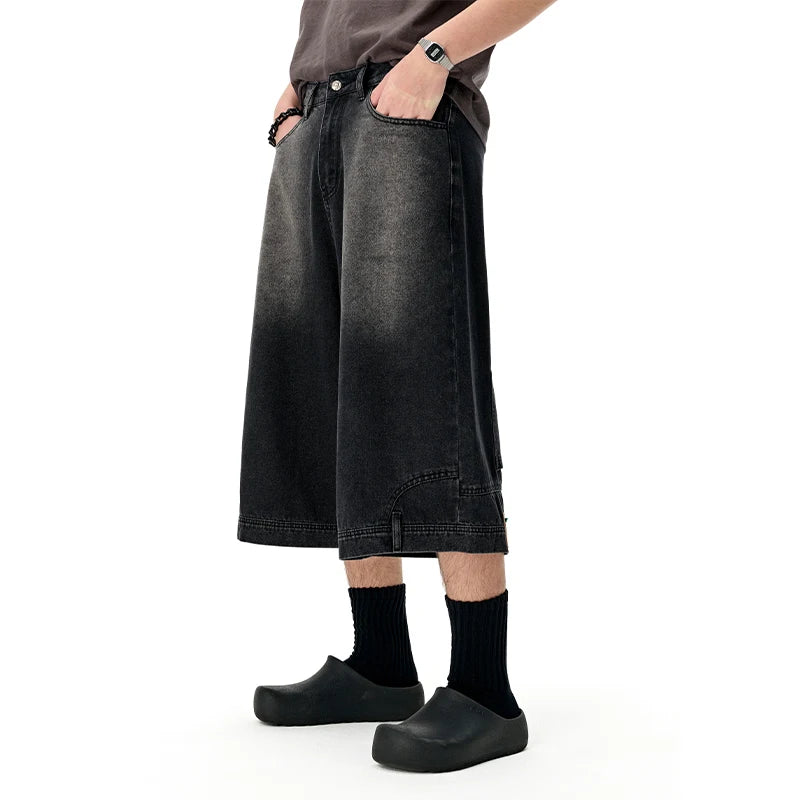 Denim Shorts Trendy Straight