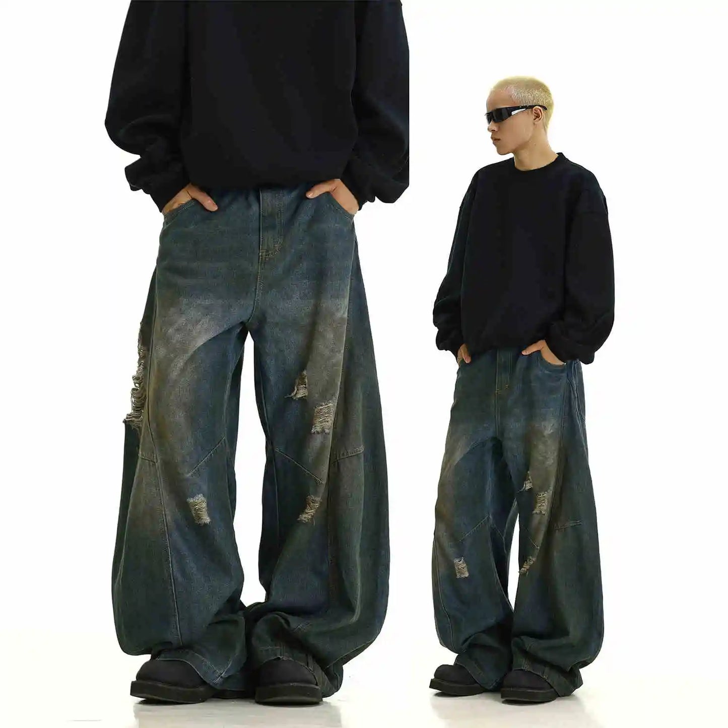 High Quality Trendy Wide Leg Jeans