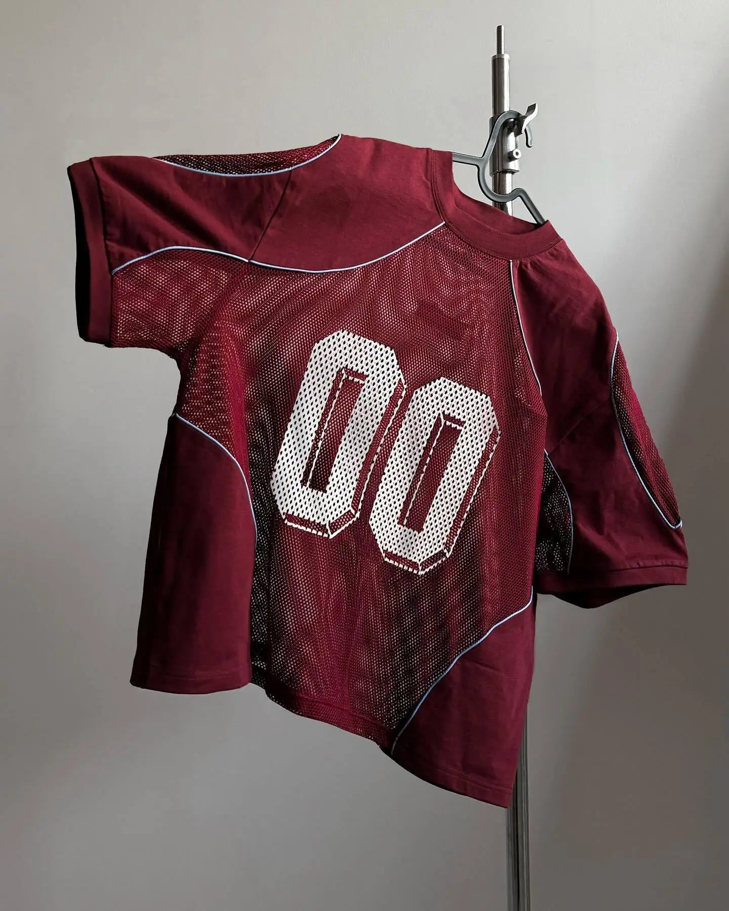 Breathable Mesh Patchwork Loose T-Shirt