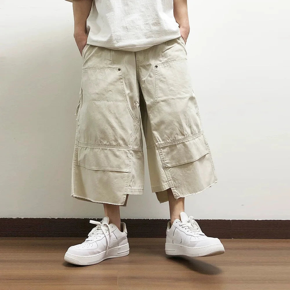 Vintage Loose Fit Cargo Jorts