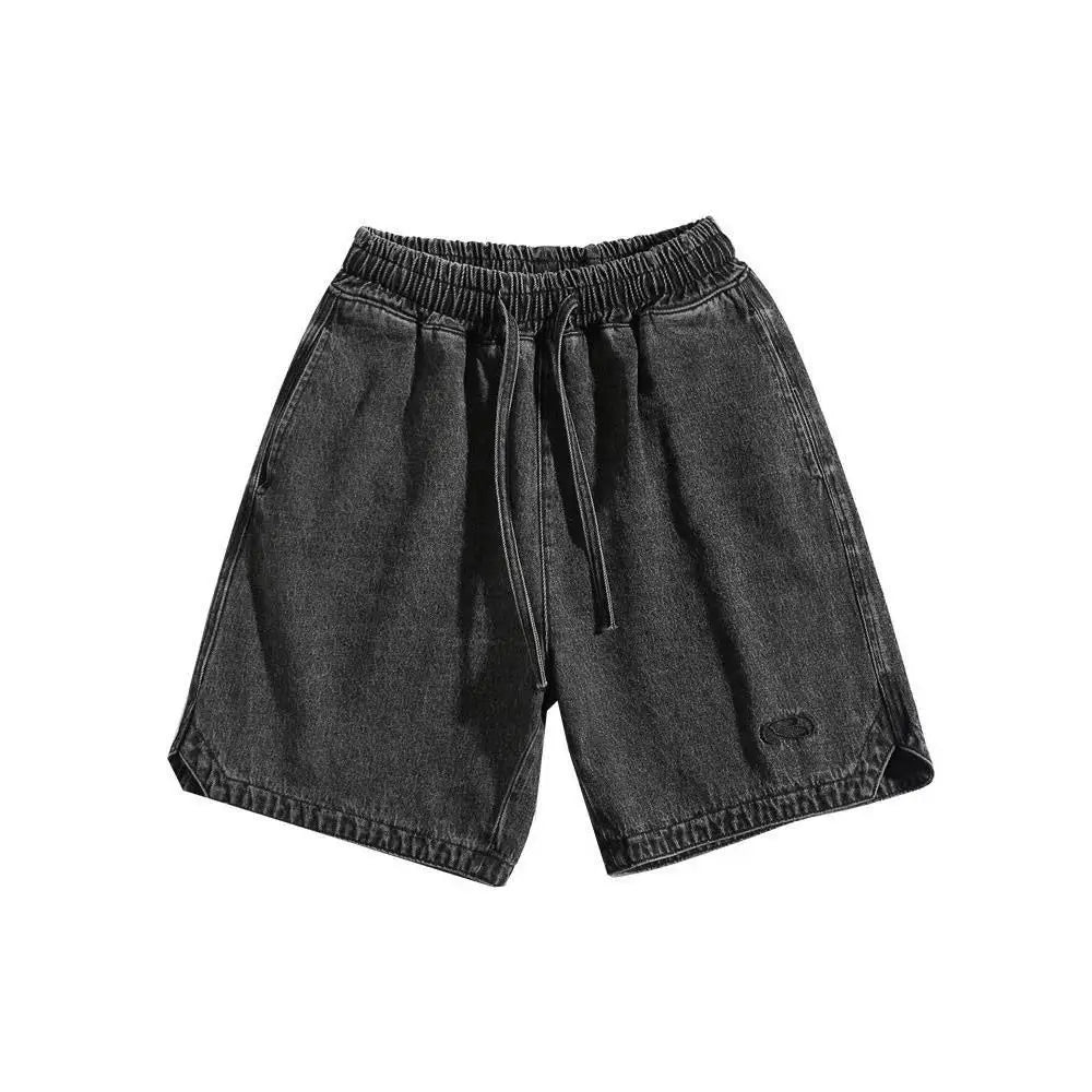 American Retro Loose Wide Leg Shorts